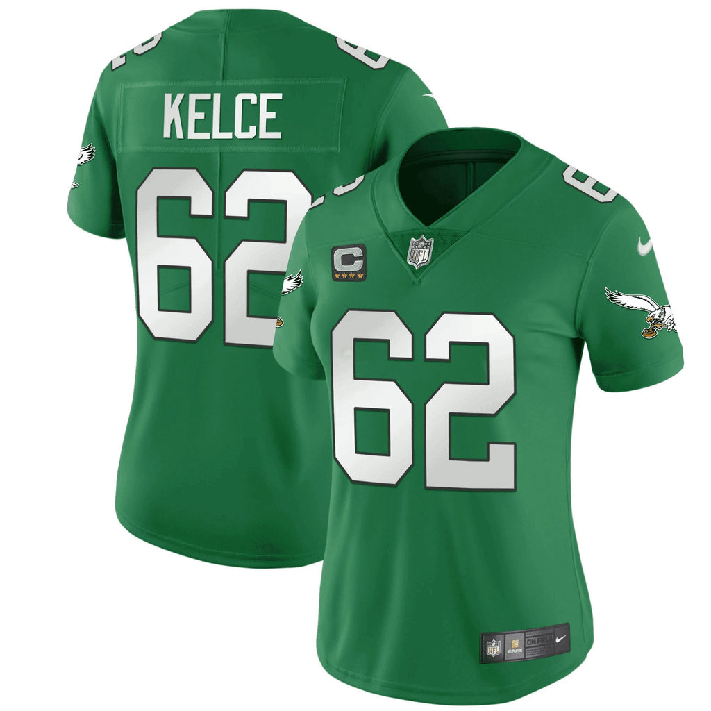 NFL Women’s Kelly Green Gold Jersey