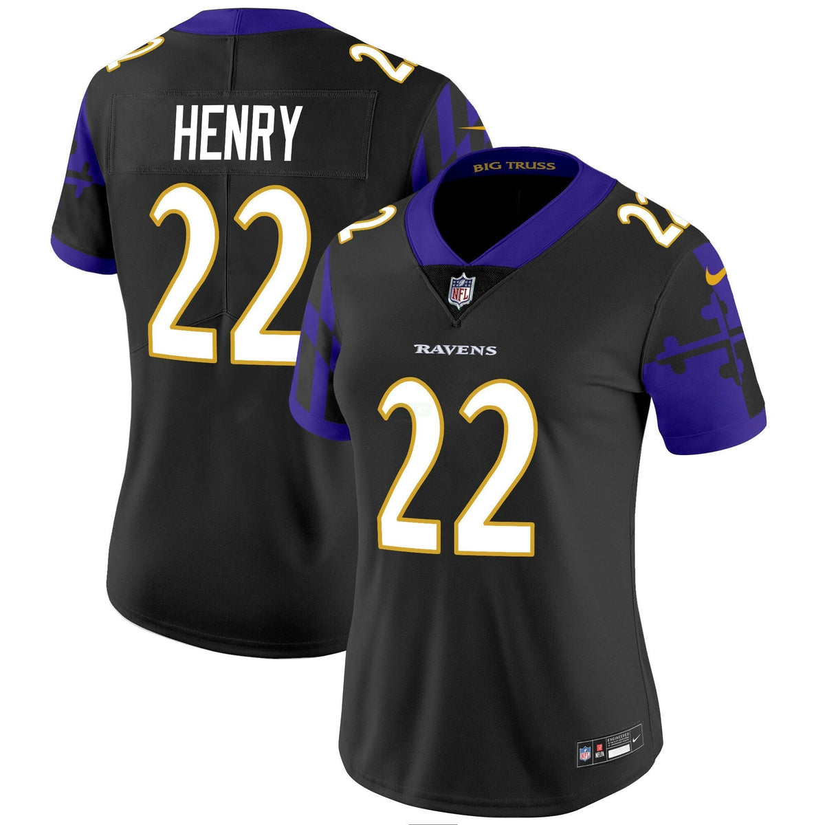 NFL Women’s Maryland Flag Vapor Limited Jersey