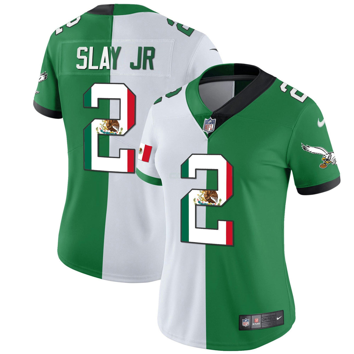 NFL Women’s Mexico Gold & Kelly Vapor Jersey