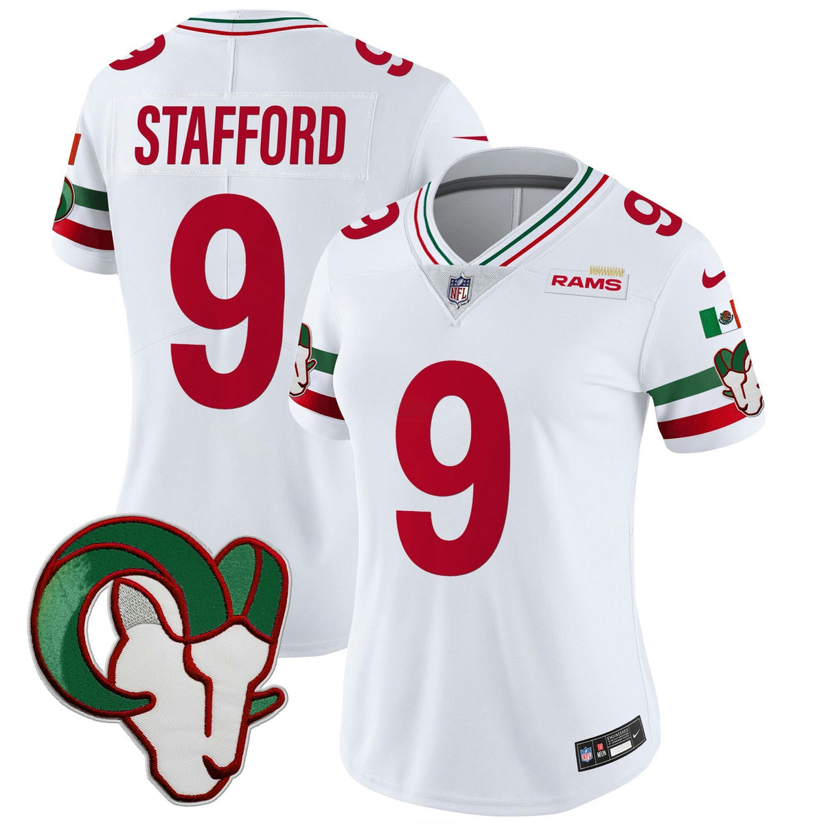 NFL Los Angeles Rams Women’s Mexico Vapor Limited Jersey