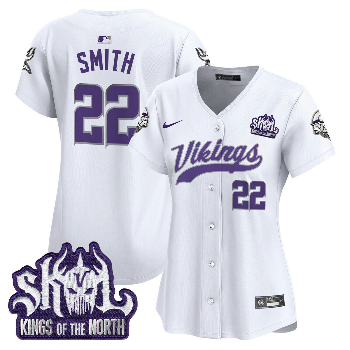NFL Women’s Minnesota Kings Of The North Patch Vapor Premier Limited Jersey