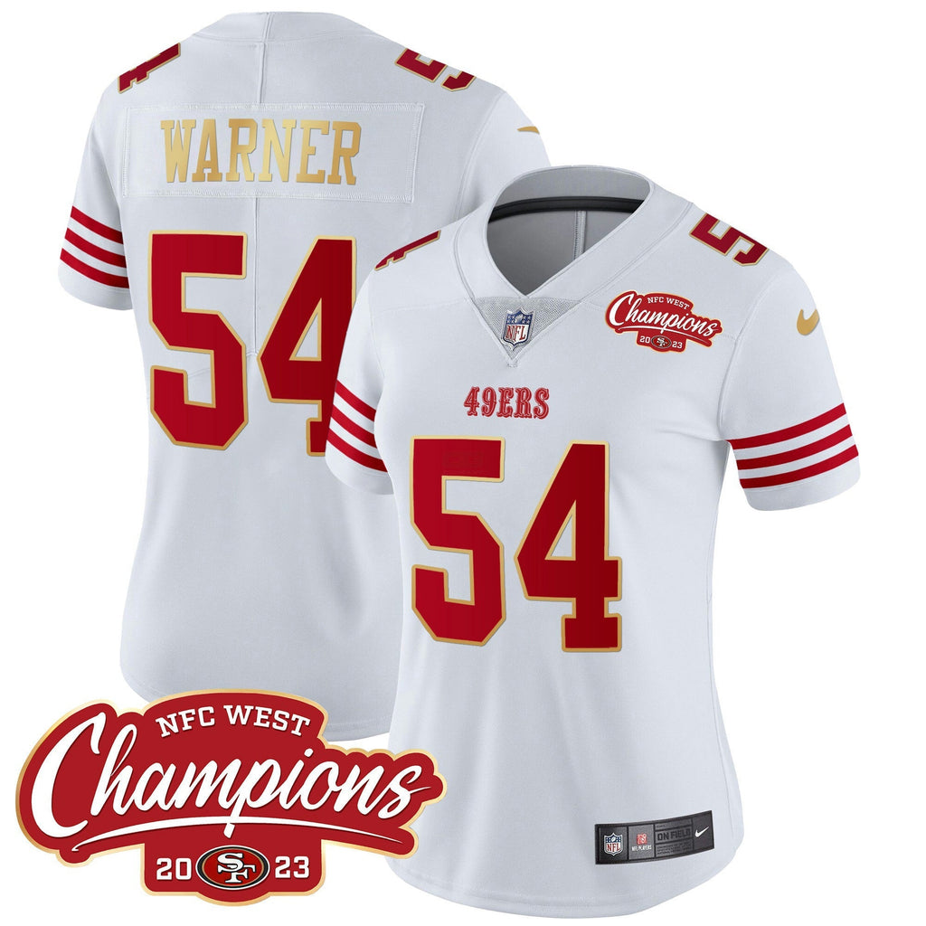 NFL Women’s NFC West Champions Gold Trim Vapor Jersey