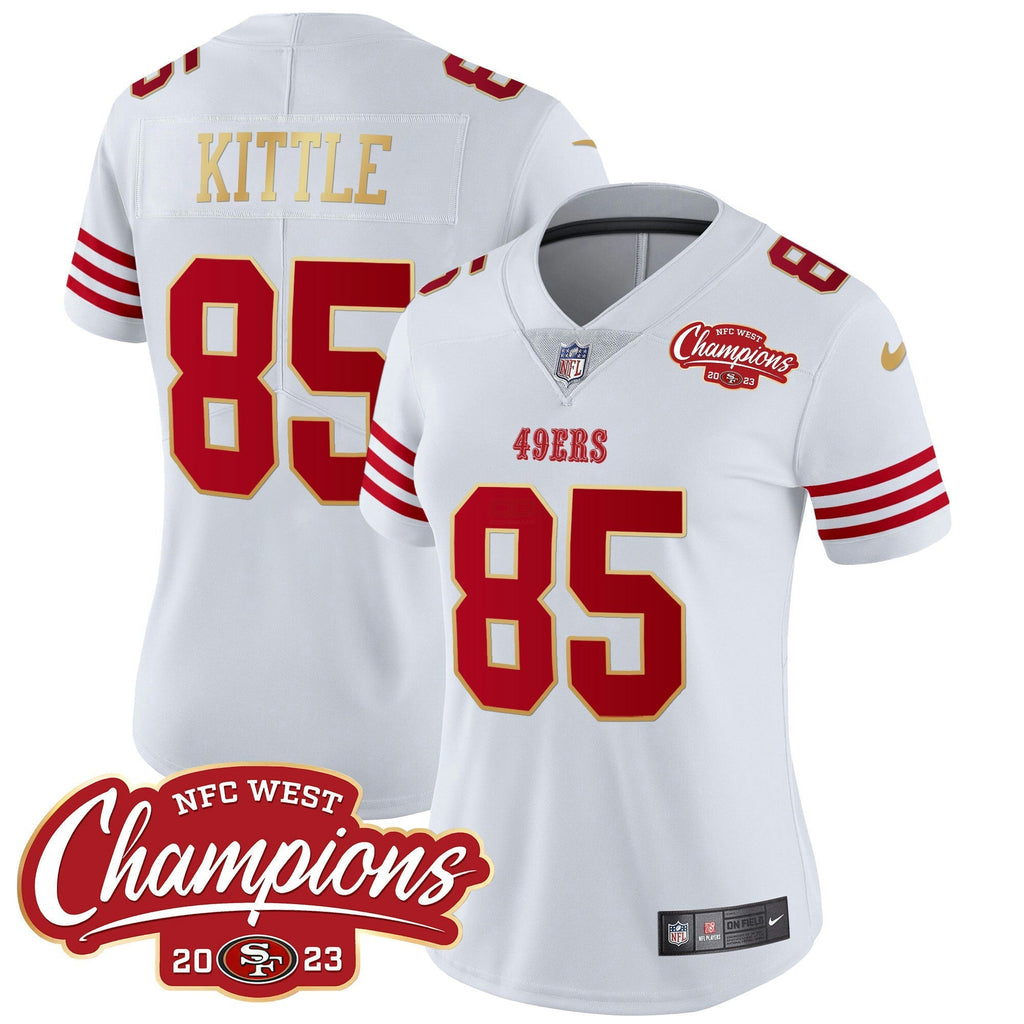 NFL Women’s NFC West Champions Gold Trim Vapor Jersey