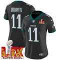 NFL Women’s Philadelphia Super Bowl LIX Patch Vapor Limited Jersey