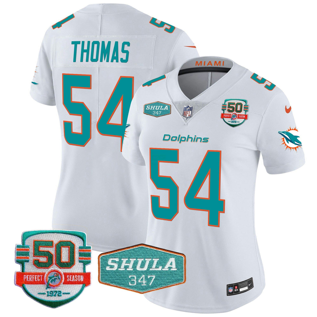 NFL Women’s Shula 347 Patch Vapor Jersey
