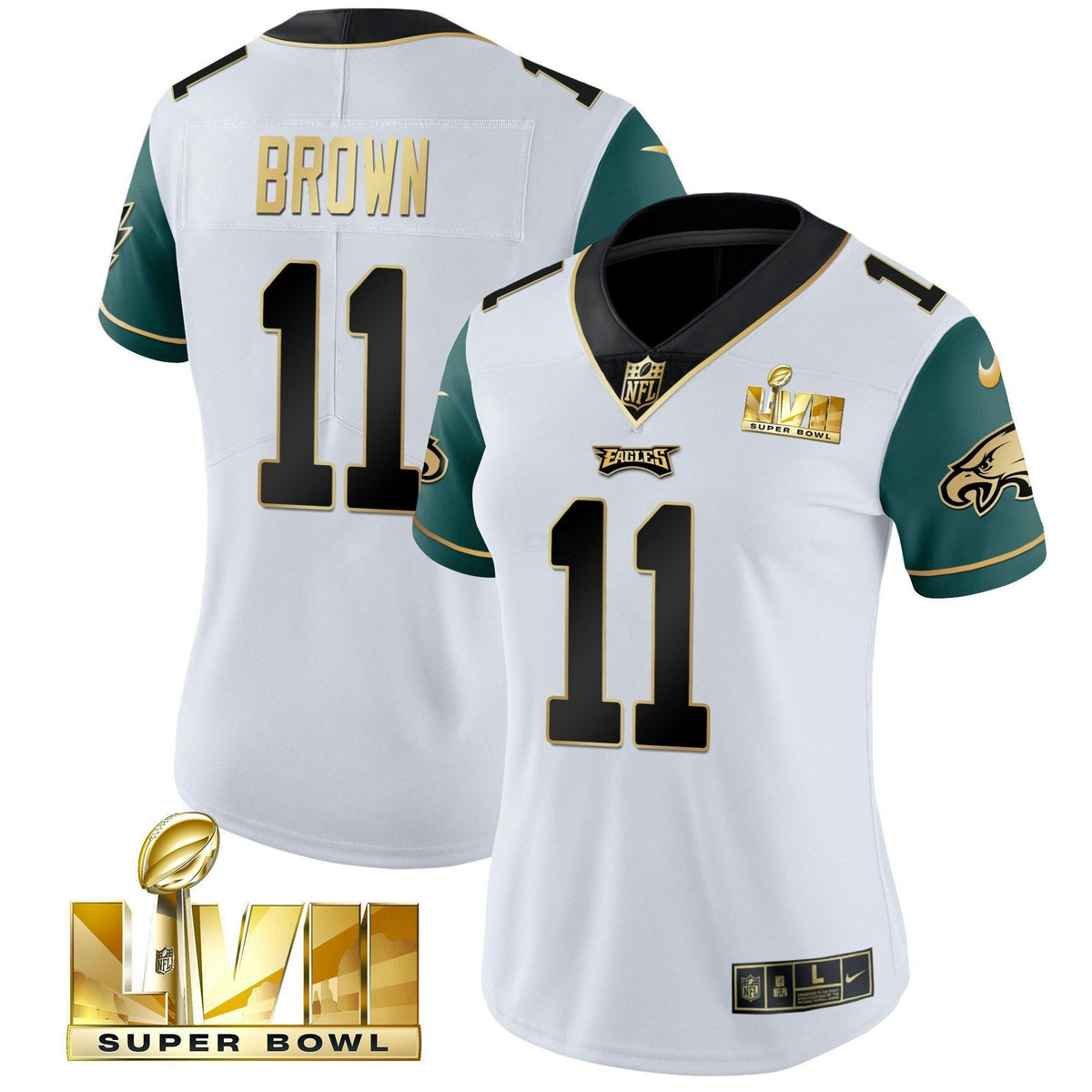 NFL Women’s Super Bowl LVII Gold Vapor Jersey