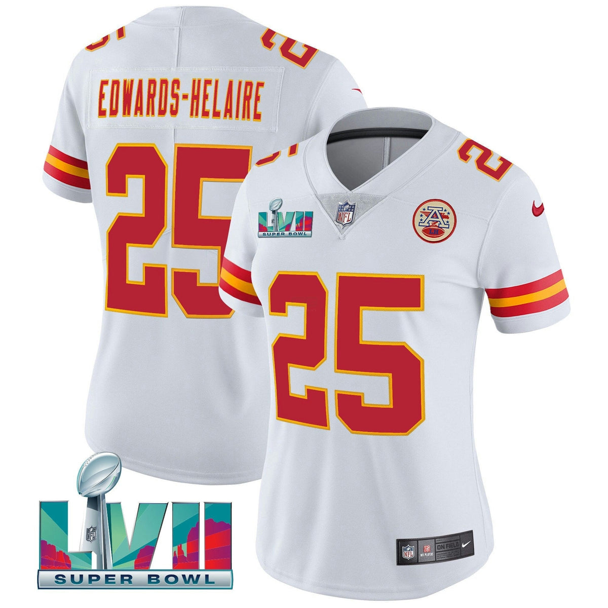NFL Women’s Super Bowl LVII Red Gold Vapor Jersey