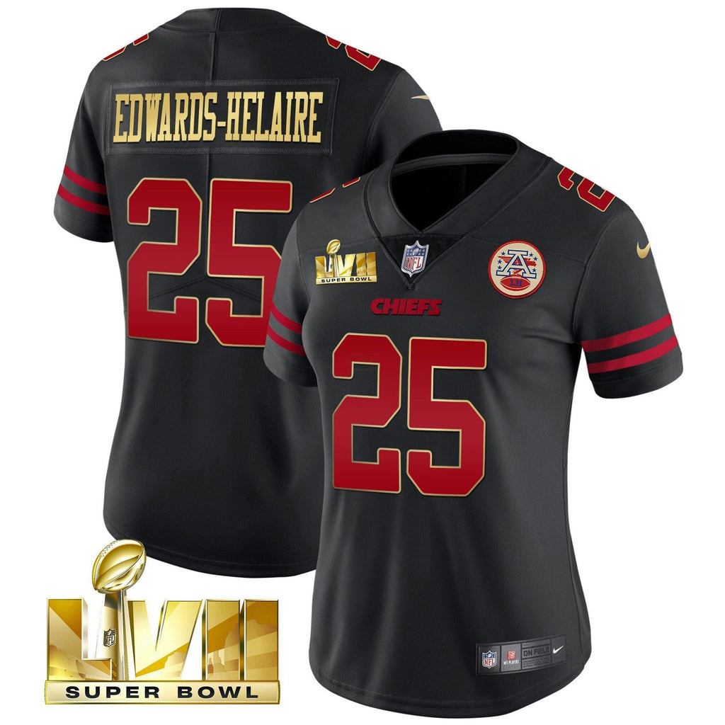 NFL Women’s Super Bowl LVII Red Gold Vapor Jersey
