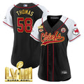 NFL Kansas City Chiefs Women’s Super Bowl LVIII Gold Patch Jersey