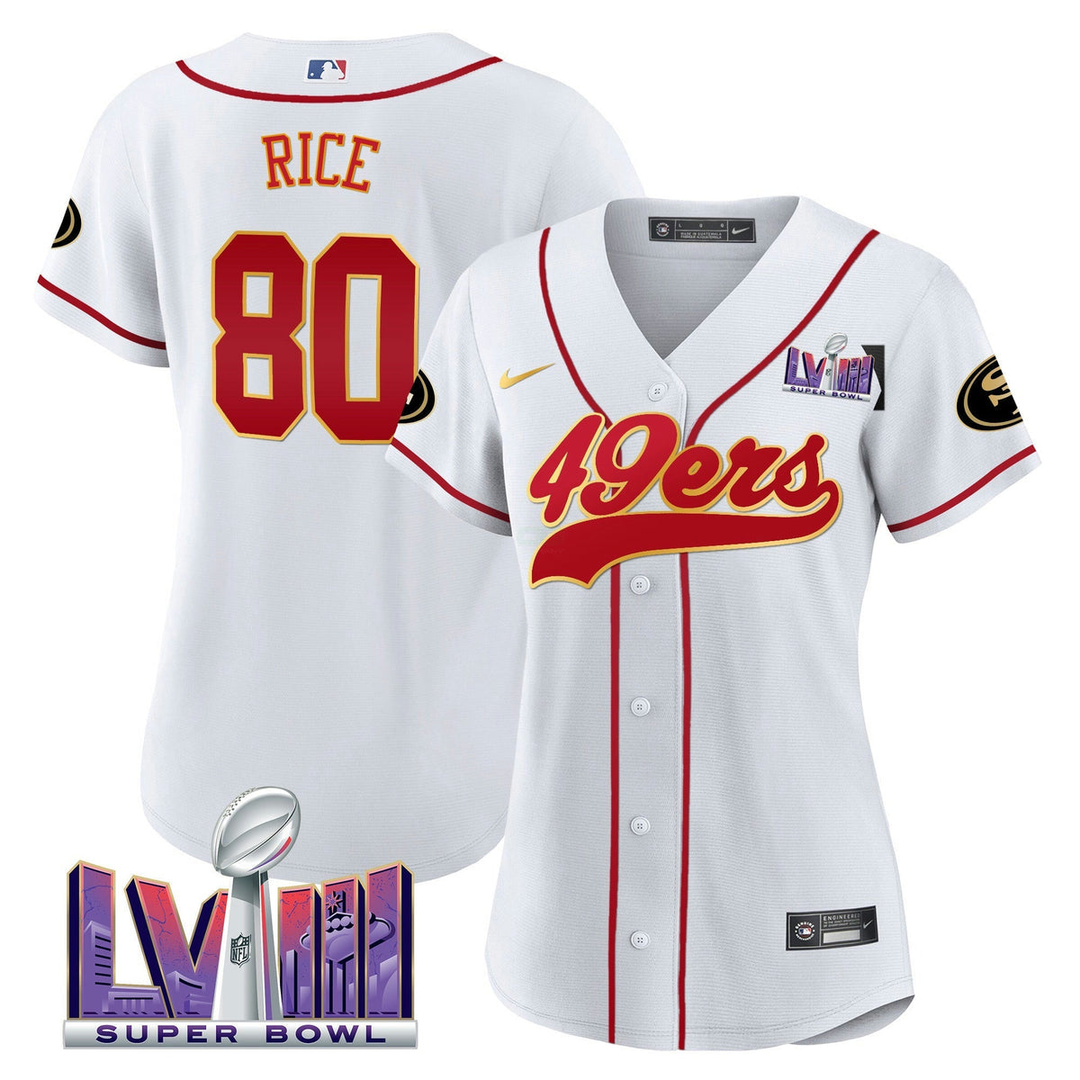 NFL Women’s Super Bowl LVIII Patch Jersey