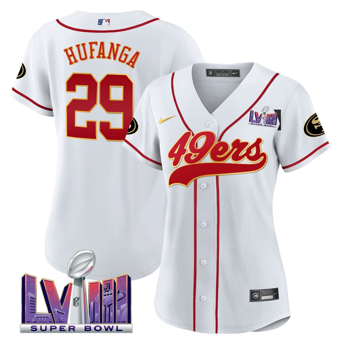 NFL Women’s Super Bowl LVIII Patch Jersey
