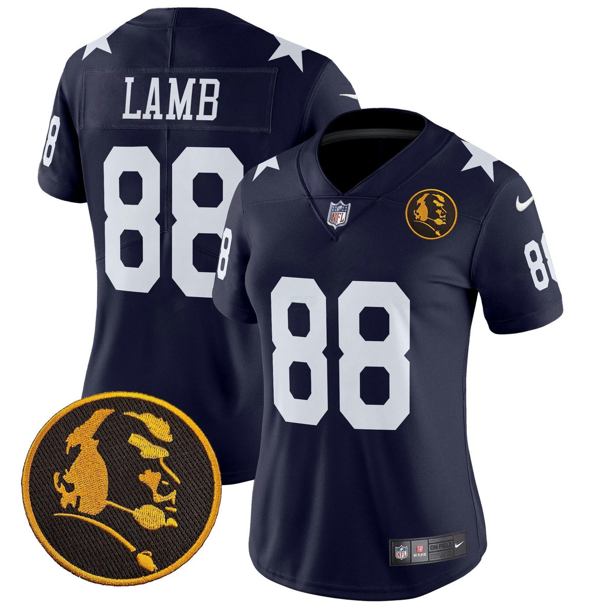 NFL Women’s Texas & John Madden Patch Vapor Limited Jersey V2