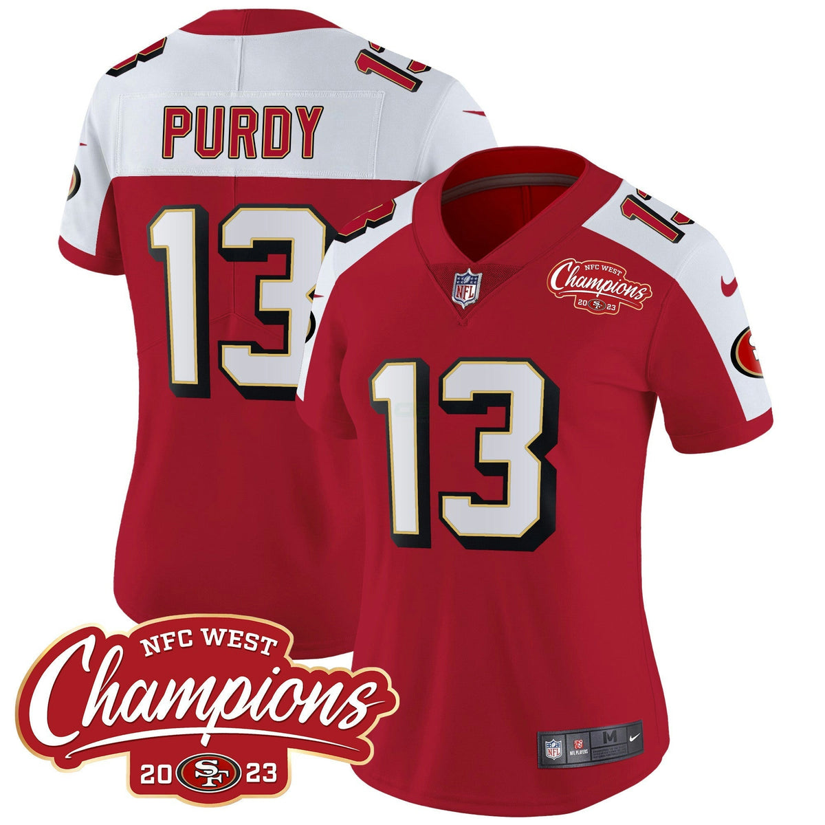 NFL Women’s Throwback NFC West Champions Patch Vapor Jersey