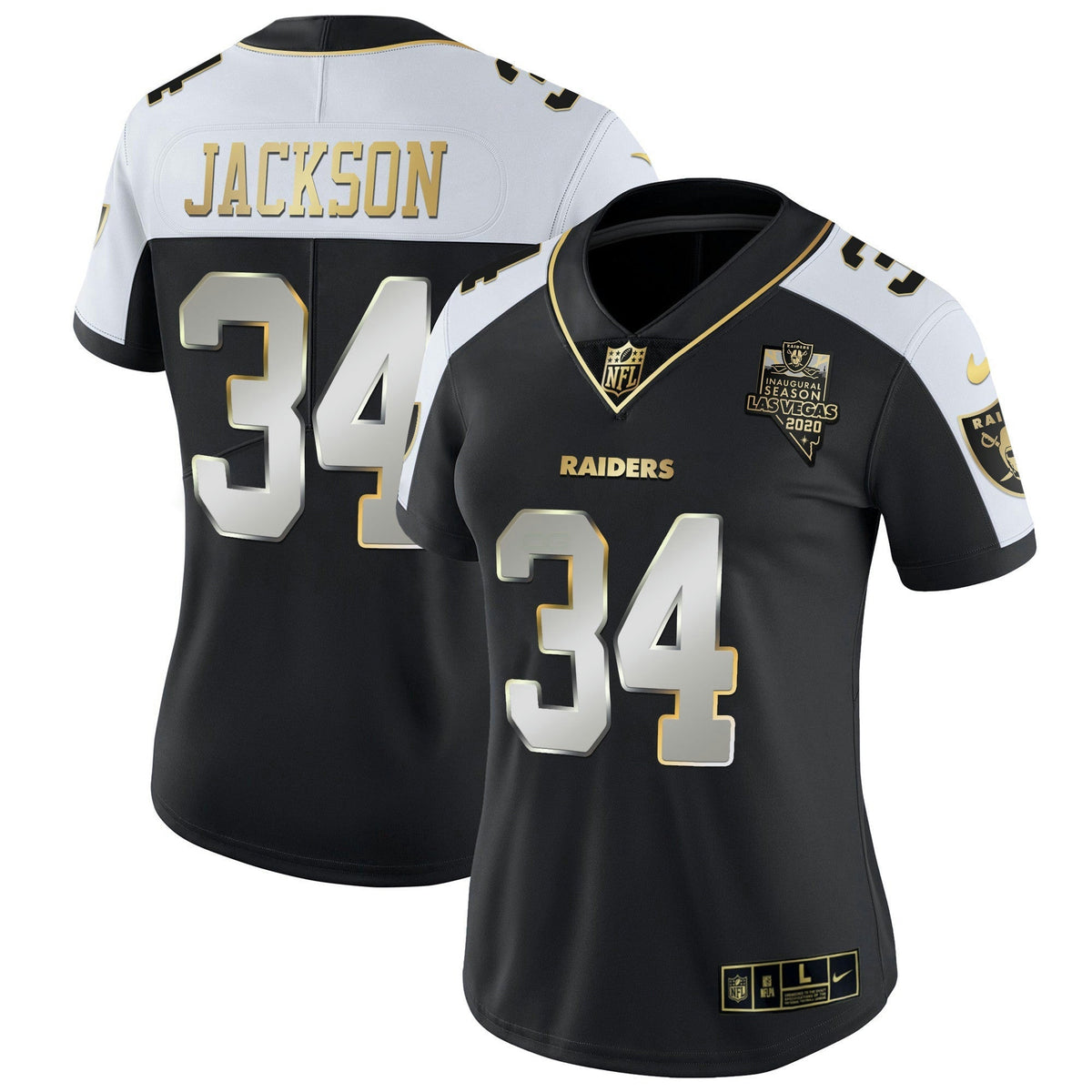 NFL Las Vegas Raiders Women’s Vapor Gold Jersey