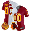 NFL Women’s Washington Half Redskins & Vapor Limited Jersey - Half