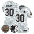 NFL Washington Commanders Women’s Washington Redskins 2024 Salute to Service Establishment Year Patch Vapor Limited Jersey