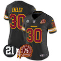 NFL Washington Commanders Women’s Washington Redskins 75th & Sean Taylor Patch Vapor Limited Jersey V2