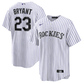 Jersey Colorado Rockies White Fan Silkada
