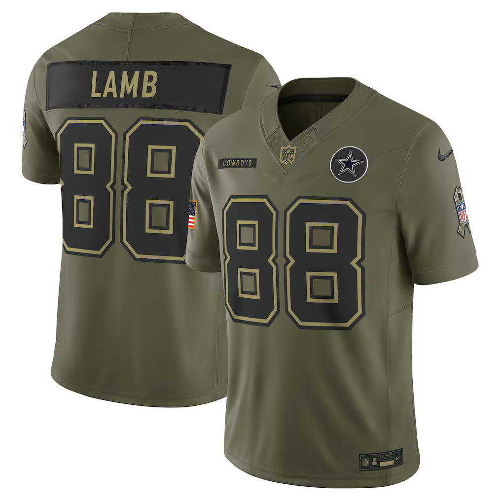 Jersey NFL Dallas Cowboys Salute To Service Vapor Limited 2025