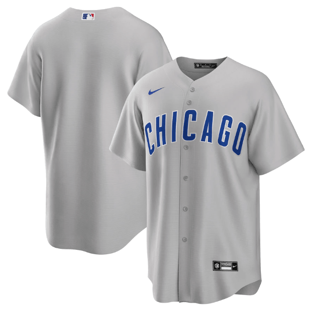 Jersey Chicago Cubs Gray Fan