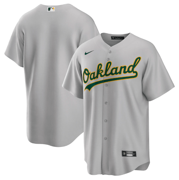 Jersey Oakland Athletics Gray Fan