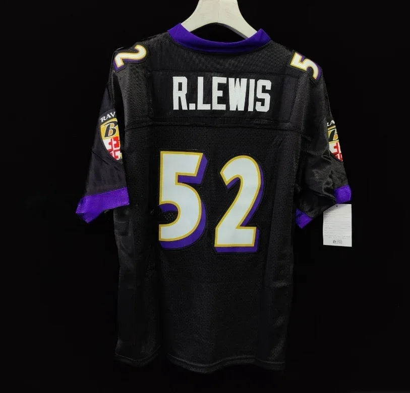 Jersey Baltimore Ravens Mitchell & Ness Throwback Black