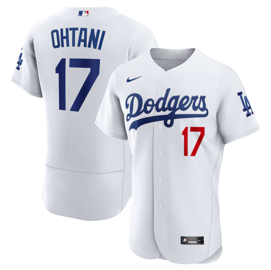 MLB Los Angeles Dodgers Jersey White Authentic