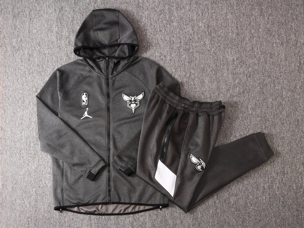 Set Nike NBA Therma Flex Charlotte Hornets Black Training