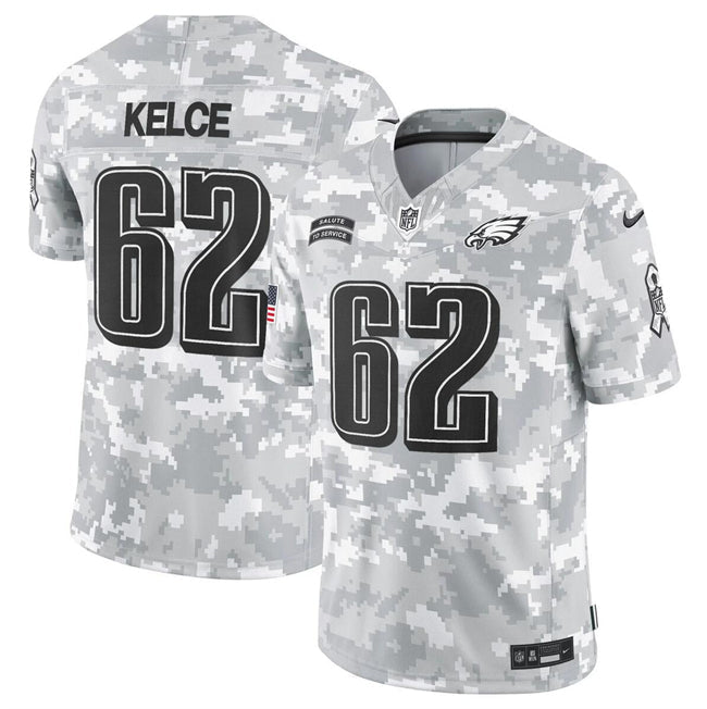 NFL Philadelphia Eagles Vapor F.U.S.E. Limited Jersey Salute To Service 2024