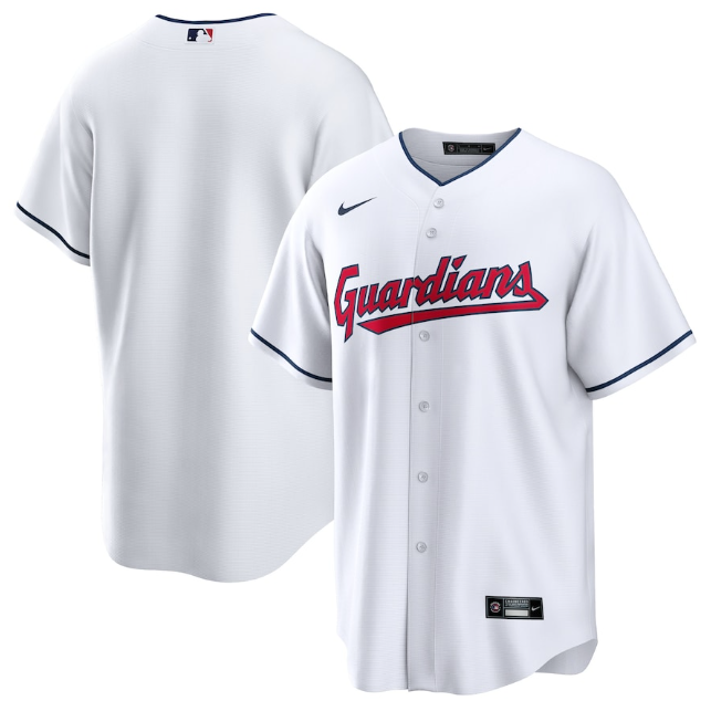 MLB Cleveland Guardians Jersey White Fan