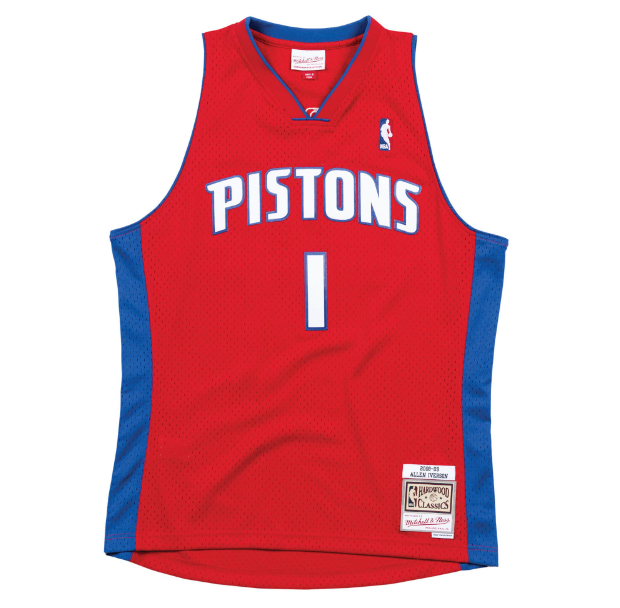 Jersey Swingman Detroit Pistons Mitchell & Ness Hardwood Classics 2008/09