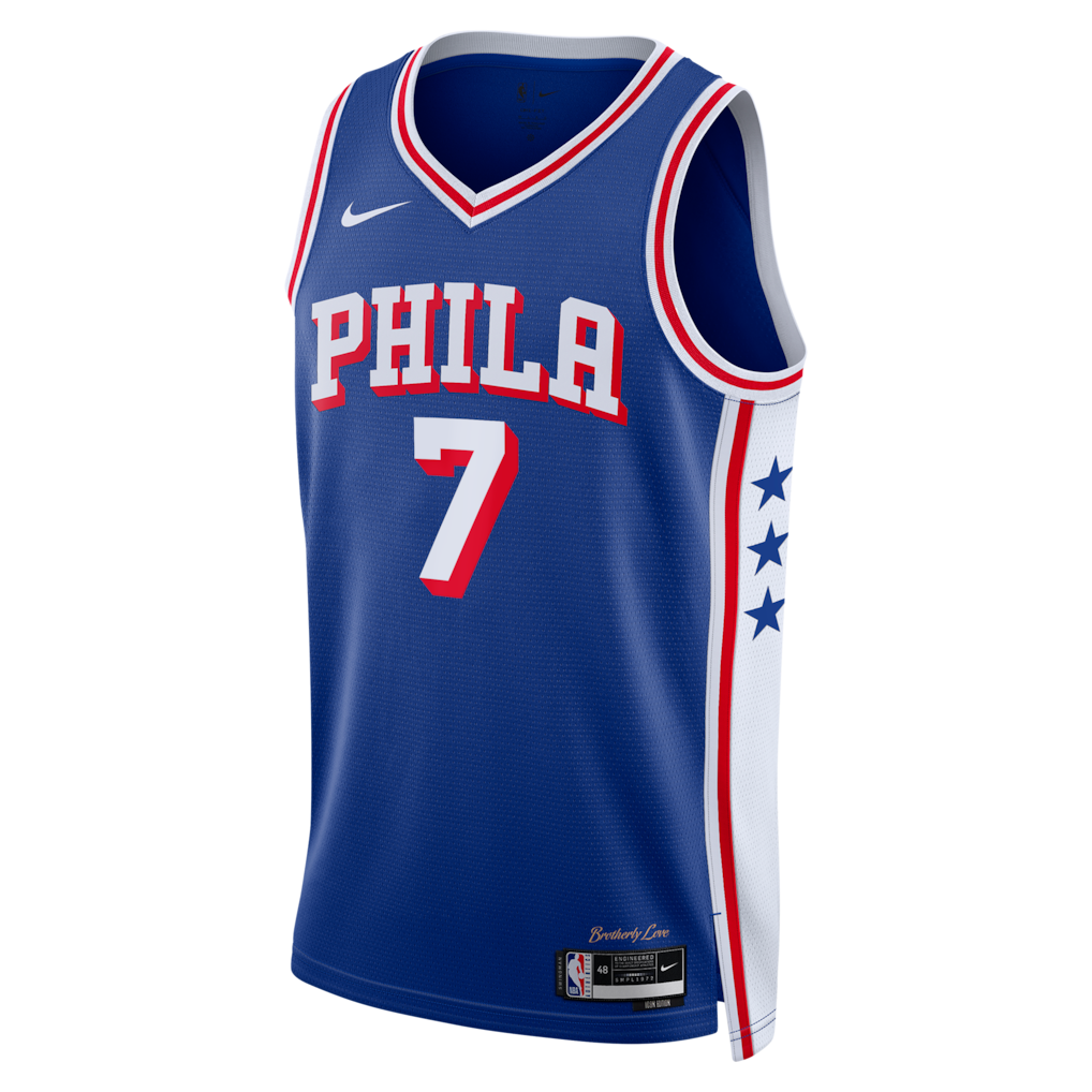 Jersey NBA Philadelphia 76ers Icon Edition Jaylen Brown