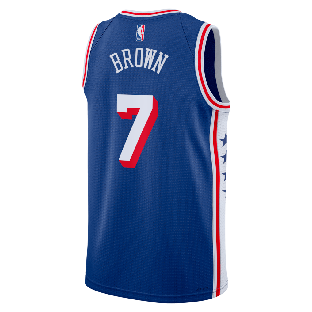 Jersey NBA Philadelphia 76ers Icon Edition Jaylen Brown