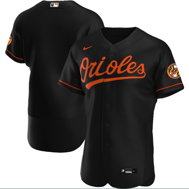Jersey Baltimore Orioles Black Authentic