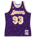 Jersey Swingman BAPE X Los Angeles Lakers Mitchell & Ness Hardwood Classics 1993