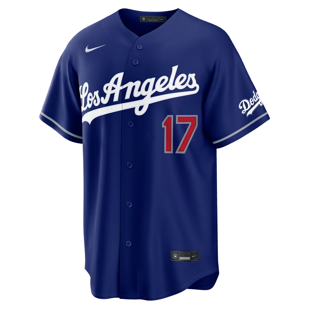 MLB Los Angeles Dodgers Jersey Blue Alternate