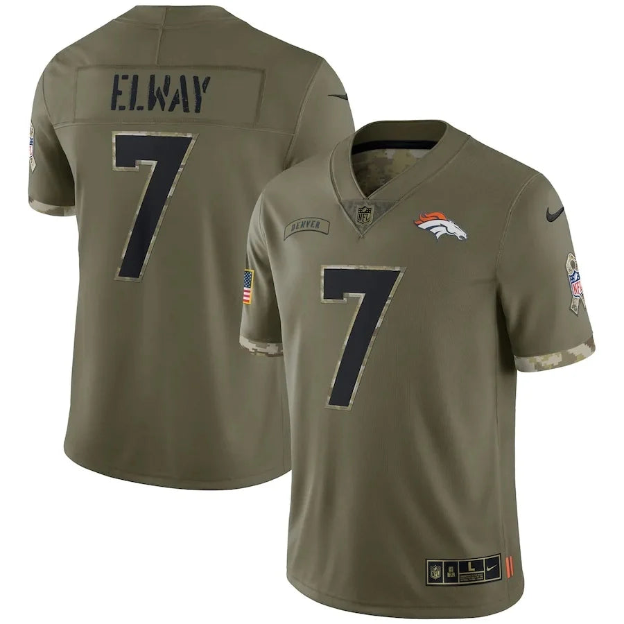 NFL Denver Broncos Vapor Limited Jersey Salute To Service 2022