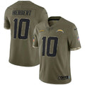 NFL Los Angeles Chargers Vapor Limited Jersey Salute To Service 2022