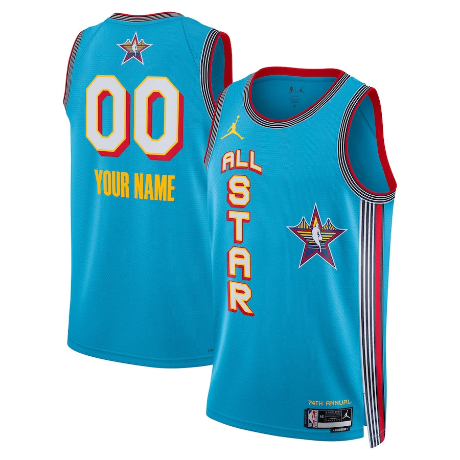 Jersey NBA All-Star Game 2025 Blue Claro