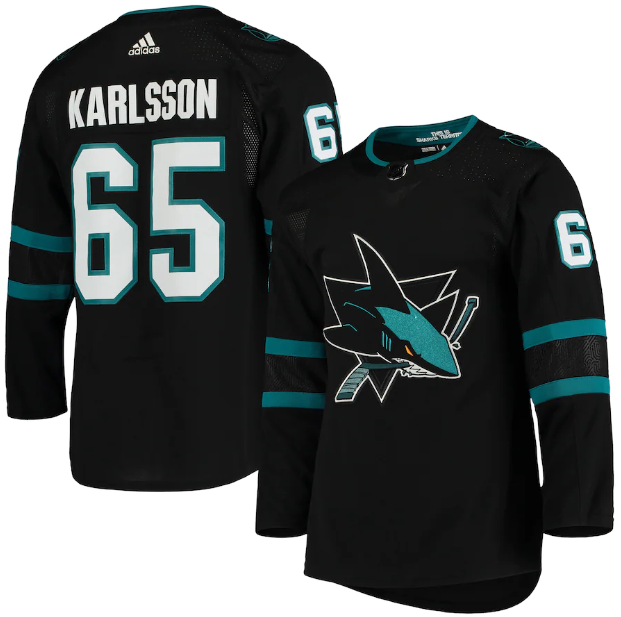NHL San Jose Sharks Jersey Black