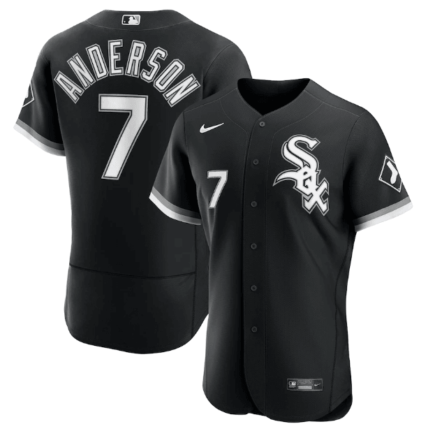 Jersey Chicago White Sox Black Authentic