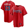 Jersey Atlanta Braves Red Fan